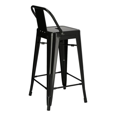 HOKER KRZESŁO BAROWE Paris Back short 66 cm CZARNY insp. Tolix D2.DESIGN METALOWY Z OPARCIEM I PODNÓŻKIEM MOŻNA SZTAPLOWAĆ HOKER KRZESŁO BAROWE Paris Back short 66 cm CZARNY insp. Tolix D2.DESIGN METALOWY Z OPARCIEM I PODNÓŻKIEM MOŻNA SZTAPLOWAĆ