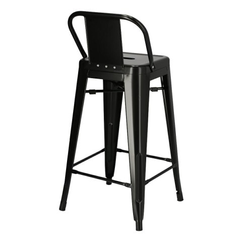 HOKER KRZESŁO BAROWE Paris Back short 66 cm CZARNY insp. Tolix D2.DESIGN METALOWY Z OPARCIEM I PODNÓŻKIEM MOŻNA SZTAPLOWAĆ HOKER KRZESŁO BAROWE Paris Back short 66 cm CZARNY insp. Tolix D2.DESIGN METALOWY Z OPARCIEM I PODNÓŻKIEM MOŻNA SZTAPLOWAĆ