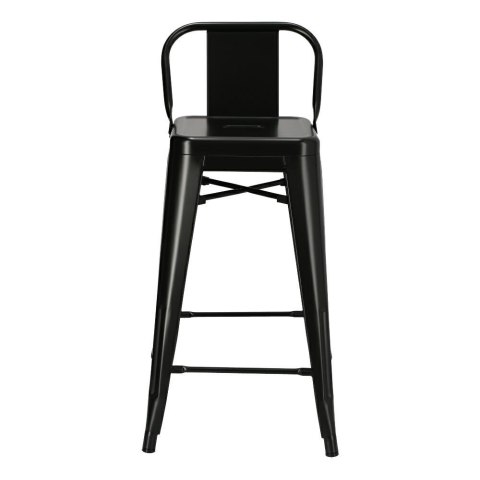 HOKER KRZESŁO BAROWE Paris Back short 66 cm CZARNY insp. Tolix D2.DESIGN METALOWY Z OPARCIEM I PODNÓŻKIEM MOŻNA SZTAPLOWAĆ HOKER KRZESŁO BAROWE Paris Back short 66 cm CZARNY insp. Tolix D2.DESIGN METALOWY Z OPARCIEM I PODNÓŻKIEM MOŻNA SZTAPLOWAĆ