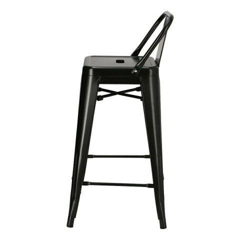 HOKER KRZESŁO BAROWE Paris Back short 66 cm CZARNY insp. Tolix D2.DESIGN METALOWY Z OPARCIEM I PODNÓŻKIEM MOŻNA SZTAPLOWAĆ HOKER KRZESŁO BAROWE Paris Back short 66 cm CZARNY insp. Tolix D2.DESIGN METALOWY Z OPARCIEM I PODNÓŻKIEM MOŻNA SZTAPLOWAĆ
