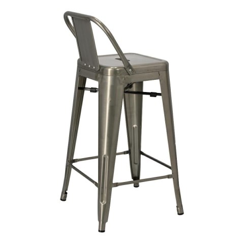 D2.DESIGN Hoker Stołek barowy z oparciem Paris Back short 66cm metaliczny insp. Tolix metal malowany proszkowo podpórka na nogi D2.DESIGN Hoker Stołek barowy z oparciem Paris Back short 66cm metaliczny insp. Tolix metal malowany proszkowo podpórka na nogi