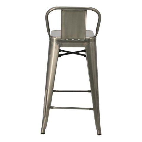 D2.DESIGN Hoker Stołek barowy z oparciem Paris Back short 66cm metaliczny insp. Tolix metal malowany proszkowo podpórka na nogi D2.DESIGN Hoker Stołek barowy z oparciem Paris Back short 66cm metaliczny insp. Tolix metal malowany proszkowo podpórka na nogi