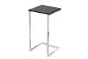 INVICTA stolik SIMPLY czarny - podstawa chromowana INVICTA stolik SIMPLY czarny - podstawa chromowana