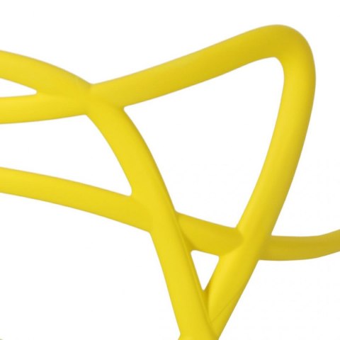 D2.DESIGN Krzesło Lexi żółte tworzywo PP insp. Master chair wygodne i nowoczesne do jadalni recepcji na taras D2.DESIGN Krzesło Lexi żółte tworzywo PP insp. Master chair wygodne i nowoczesne do jadalni recepcji na taras