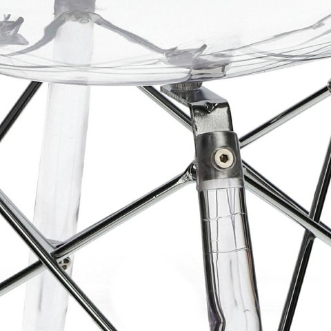 D2.DESIGN Krzesło P016 Clear, tworzywo PP+ metal transparentne D2.DESIGN Krzesło P016 Clear, tworzywo PP+ metal transparentne