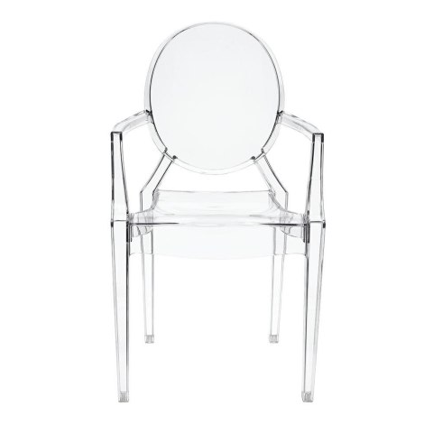 D2.DESIGN Krzesło Royal transparentne poliwęglan z podłokietnikami do domu recepcji lokalu hotelu D2.DESIGN Krzesło Royal transparentne poliwęglan z podłokietnikami do domu recepcji lokalu hotelu
