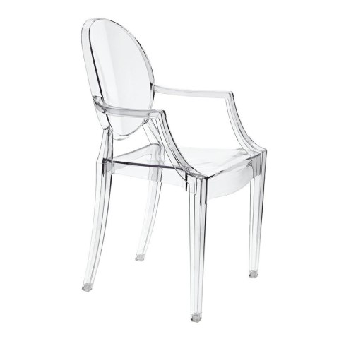 D2.DESIGN Krzesło Royal transparentne poliwęglan z podłokietnikami do domu recepcji lokalu hotelu D2.DESIGN Krzesło Royal transparentne poliwęglan z podłokietnikami do domu recepcji lokalu hotelu