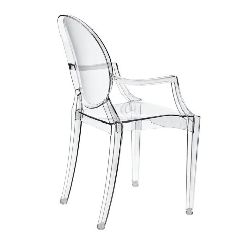 D2.DESIGN Krzesło Royal transparentne poliwęglan z podłokietnikami do domu recepcji lokalu hotelu D2.DESIGN Krzesło Royal transparentne poliwęglan z podłokietnikami do domu recepcji lokalu hotelu