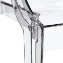 D2.DESIGN Krzesło Royal transparentne poliwęglan z podłokietnikami do domu recepcji lokalu hotelu D2.DESIGN Krzesło Royal transparentne poliwęglan z podłokietnikami do domu recepcji lokalu hotelu