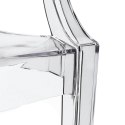 D2.DESIGN Krzesło Royal transparentne poliwęglan z podłokietnikami do domu recepcji lokalu hotelu D2.DESIGN Krzesło Royal transparentne poliwęglan z podłokietnikami do domu recepcji lokalu hotelu