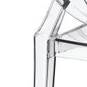 D2.DESIGN Krzesło Royal transparentne poliwęglan z podłokietnikami do domu recepcji lokalu hotelu D2.DESIGN Krzesło Royal transparentne poliwęglan z podłokietnikami do domu recepcji lokalu hotelu