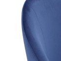 Intesi Krzesło Solie tapicerowane Velvet niebieskie/ nogi metalowe złote stabilne i wygodne do jadalni restauracji recepcji Intesi Krzesło Solie tapicerowane Velvet niebieskie/ nogi metalowe złote stabilne i wygodne do jadalni restauracji recepcji
