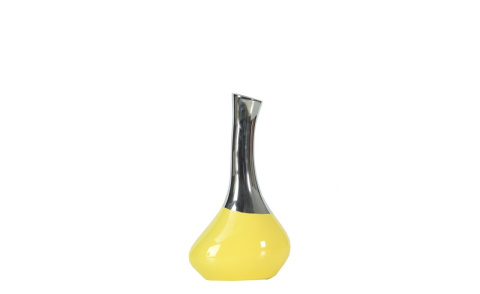 OUTLET Forte AZ-CE-C86 Wazon srebrno-żółty OUTLET Forte AZ-CE-C86 Wazon srebrno-żółty