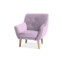 SIGNAL FOTEL NORDIC 1 VELVET KOLOR RÓŻ TAPICERKA BLUVEL 91 / BUK SIGNAL FOTEL NORDIC 1 VELVET KOLOR RÓŻ TAPICERKA BLUVEL 91 / BUK