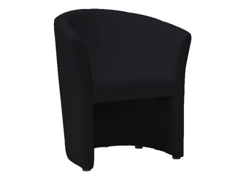 SIGNAL FOTEL WYPOCZYNKOWY TM-1 CZARNY EKOSKÓRA -14 / WENGE SIGNAL FOTEL WYPOCZYNKOWY TM-1 CZARNY EKOSKÓRA -14 / WENGE