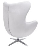 King Home Fotel EGG SZEROKI VELVET jasny szary.37 - welur, podstawa stal polerowana King Home Fotel EGG SZEROKI VELVET jasny szary.37 - welur, podstawa stal polerowana