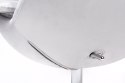 King Home Fotel EGG SZEROKI VELVET jasny szary.37 - welur, podstawa stal polerowana King Home Fotel EGG SZEROKI VELVET jasny szary.37 - welur, podstawa stal polerowana