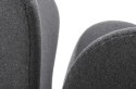 King Home Fotel SWAN WOOL PREMIUM obrotowy szary - wełna kaszmirowa, podstawa stal King Home Fotel SWAN WOOL PREMIUM obrotowy szary - wełna kaszmirowa, podstawa stal