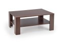 Halmar ława KWADRO prostokątna MDF laminowany ciemny orzech z półką 110x65 Halmar ława KWADRO prostokątna MDF laminowany ciemny orzech z półką 110x65