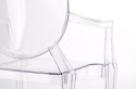 King Home Krzesło LOUIS transparentne - poliwęglan wygodne i wytrzymałe King Home Krzesło LOUIS transparentne - poliwęglan wygodne i wytrzymałe