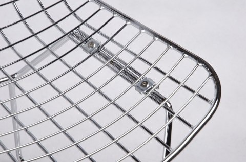 KRZESŁO NET SOFT METAL CHROMOWANY - CZARNA PODUSZKA EKOSKÓRA King Home NA PŁOZACH KRZESŁO NET SOFT METAL CHROMOWANY - CZARNA PODUSZKA EKOSKÓRA King Home NA PŁOZACH