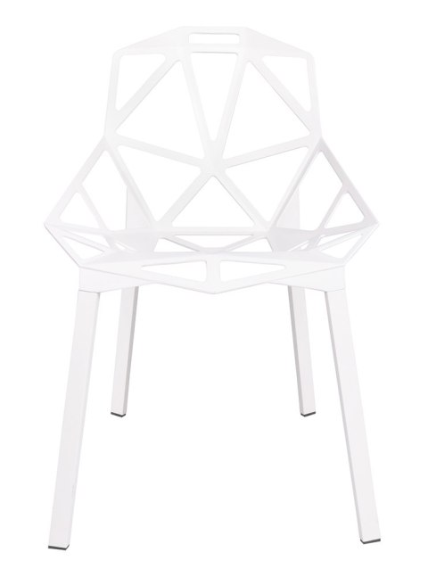 King Home Krzesło SPLIT PREMIUM białe - aluminium, nogi białe nowoczesne i wygodne King Home Krzesło SPLIT PREMIUM białe - aluminium, nogi białe nowoczesne i wygodne