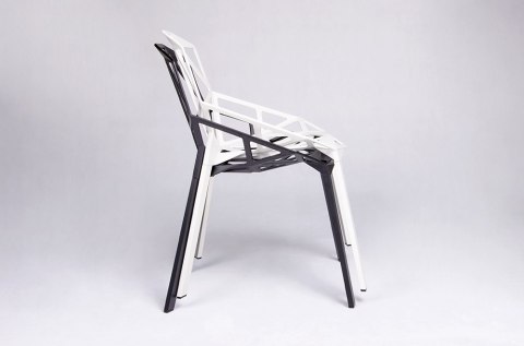 King Home Krzesło SPLIT PREMIUM białe - aluminium, nogi białe nowoczesne i wygodne King Home Krzesło SPLIT PREMIUM białe - aluminium, nogi białe nowoczesne i wygodne
