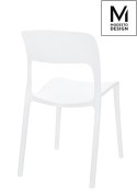 MODESTO krzesło ZING białe - polipropylen
