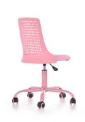 Halmar PURE fotel obrotowy do biurka młodzieżowy różowy ekoskóra