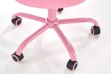 Halmar PURE fotel obrotowy do biurka młodzieżowy różowy ekoskóra
