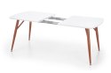 Halmar RICHARD stół rozkładany czereśnia / biały