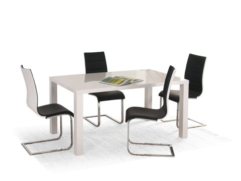 Halmar RONALD stół biały rozkładany 120÷160/80 MDF lakierowany Halmar RONALD stół biały rozkładany 120÷160/80 MDF lakierowany