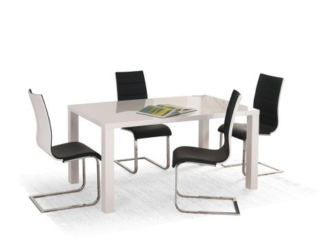 Halmar RONALD stół prostoktny biały MDF lakierowany rozkładany 140÷180x80 Halmar RONALD stół prostoktny biały MDF lakierowany rozkładany 140÷180x80