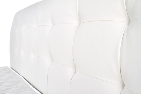 HALMAR łóżko SAMARA biały-ekoskóra, drewno 160x200 HALMAR łóżko SAMARA biały-ekoskóra, drewno 160x200