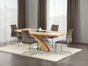 STÓŁ ROZKŁADANY PROSTOKĄTNY SANDOR Halmar MDF LAMINOWANY DĄB ZŁOTY 160-220x90 STAL NIERDZEWNA DO JADALNI STÓŁ ROZKŁADANY PROSTOKĄTNY SANDOR Halmar MDF LAMINOWANY DĄB ZŁOTY 160-220x90 STAL NIERDZEWNA DO JADALNI