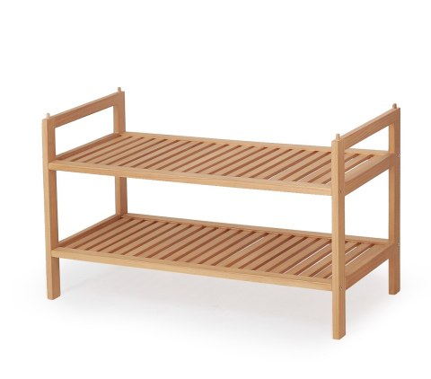 Halmar ST9 podłogowy stojak na buty naturalny - lite drewno Halmar ST9 podłogowy stojak na buty naturalny - lite drewno