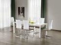 Halmar stół STANFORD XL prostokątny rozkładany 160-250x80 biały MDF lakierowany / stal malowana