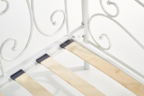 HALMAR łóżko SUMATRA białe, stal 90x200 pojedyncze HALMAR łóżko SUMATRA białe, stal 90x200 pojedyncze