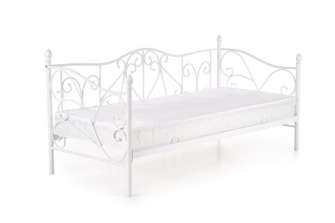HALMAR łóżko SUMATRA białe, stal 90x200 pojedyncze HALMAR łóżko SUMATRA białe, stal 90x200 pojedyncze