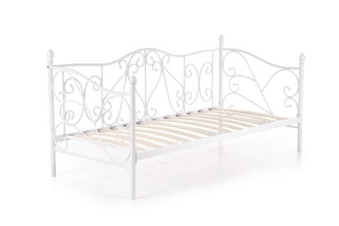 HALMAR łóżko SUMATRA białe, stal 90x200 pojedyncze HALMAR łóżko SUMATRA białe, stal 90x200 pojedyncze