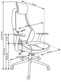 FOTEL PRACOWNICZY OBROTOWY TILT TORINO Halmar CZARNY ekoskóra NA KÓŁKACH Z PODŁOKIETNIKAMI FOTEL PRACOWNICZY OBROTOWY TILT TORINO Halmar CZARNY ekoskóra NA KÓŁKACH Z PODŁOKIETNIKAMI