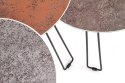 Halmar TRIPLE zestaw 3 ław, kolor: grafitowy / brązowy / czarny