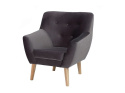 SIGNAL FOTEL NORDIC 1 VELVET SZARY BLUVEL 14 / BUK SIGNAL FOTEL NORDIC 1 VELVET SZARY BLUVEL 14 / BUK