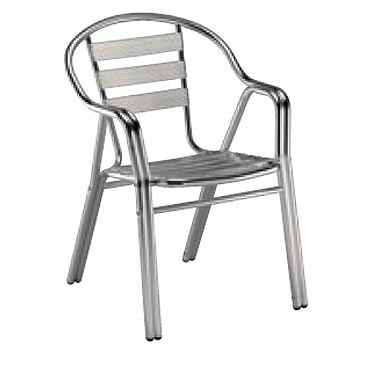 Resol Krzesło Edge z podłokietnikami aluminium Resol Krzesło Edge z podłokietnikami aluminium