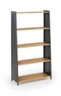 Halmar regał REG13 dąb złoty / czarny MDF fornir Halmar regał REG13 dąb złoty / czarny MDF fornir