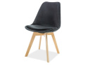 SIGNAL KRZESŁO DIOR VELVET NOGI BUK/CZARNY TAP.105 SIGNAL KRZESŁO DIOR VELVET NOGI BUK/CZARNY TAP.105