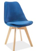 SIGNAL KRZESŁO DIOR VELVET BUK/GRANATOWY TAP.90 SIGNAL KRZESŁO DIOR VELVET BUK/GRANATOWY TAP.90