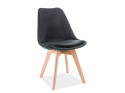 SIGNAL KRZESŁO DIOR VELVET DĄB/CZARNY TAP.105 SIGNAL KRZESŁO DIOR VELVET DĄB/CZARNY TAP.105