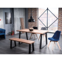 SIGNAL KRZESŁO DIOR VELVET DĄB/CZARNY TAP.105 SIGNAL KRZESŁO DIOR VELVET DĄB/CZARNY TAP.105