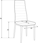 SIGNAL KRZESŁO H261 BIS ALUMINIUM//CZARNY EKOSKÓRA SIGNAL KRZESŁO H261 BIS ALUMINIUM//CZARNY EKOSKÓRA